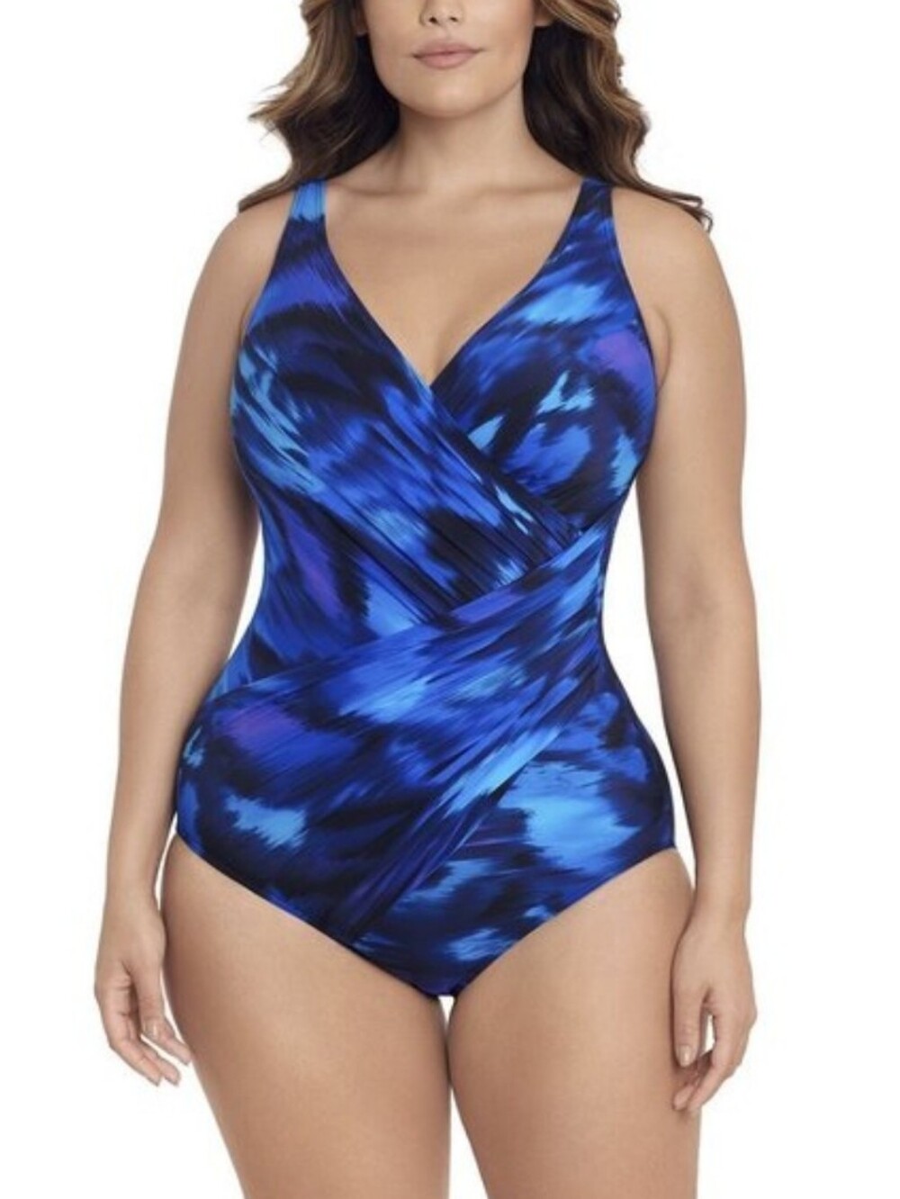 Miraclesuit Oceanus Nuage Blue One-Piece Swimsuit